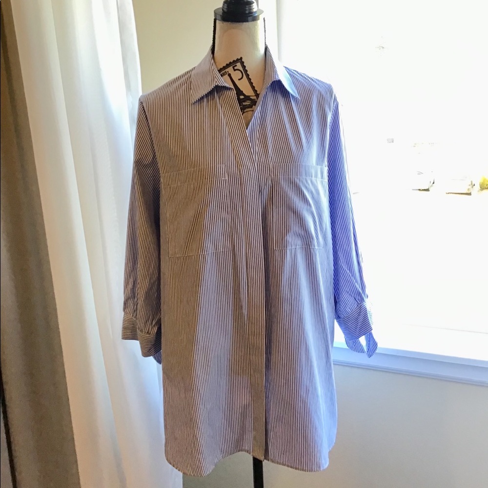 Long striped shirt